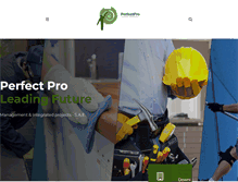 Tablet Screenshot of perfectpro-eg.com